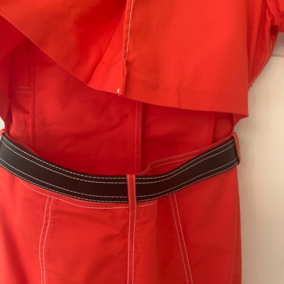 Michael Kors Summer Dress size 12 Bright Red/Orange - Picture 6 of 13